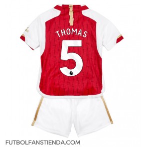Arsenal Thomas Partey #5 Primera Equipación Niños 2023-24 Manga Corta (+ Pantalones cortos)